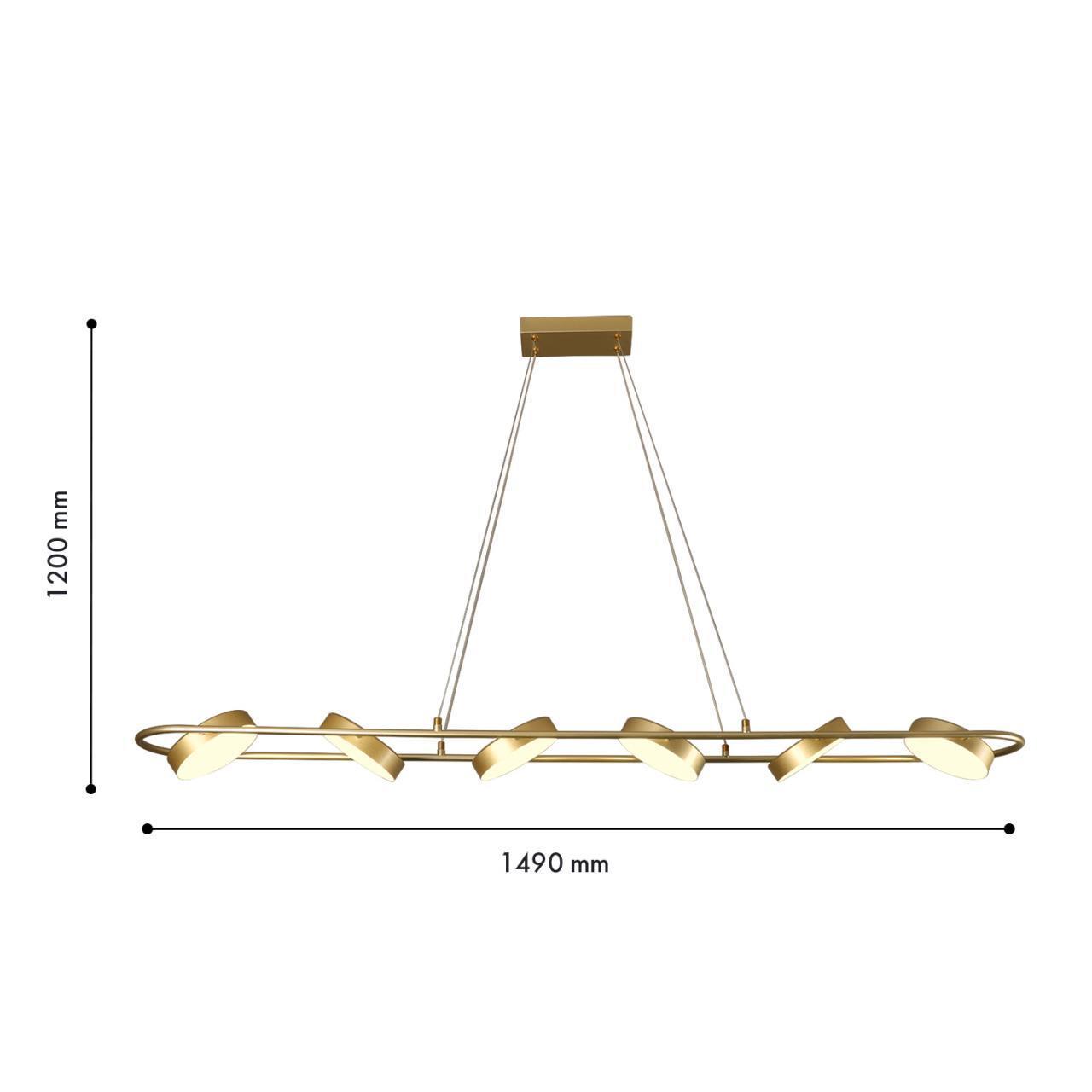 картинка Подвесная люстра Abris F-Promo 4677-6P от магазина pro-decor.kz