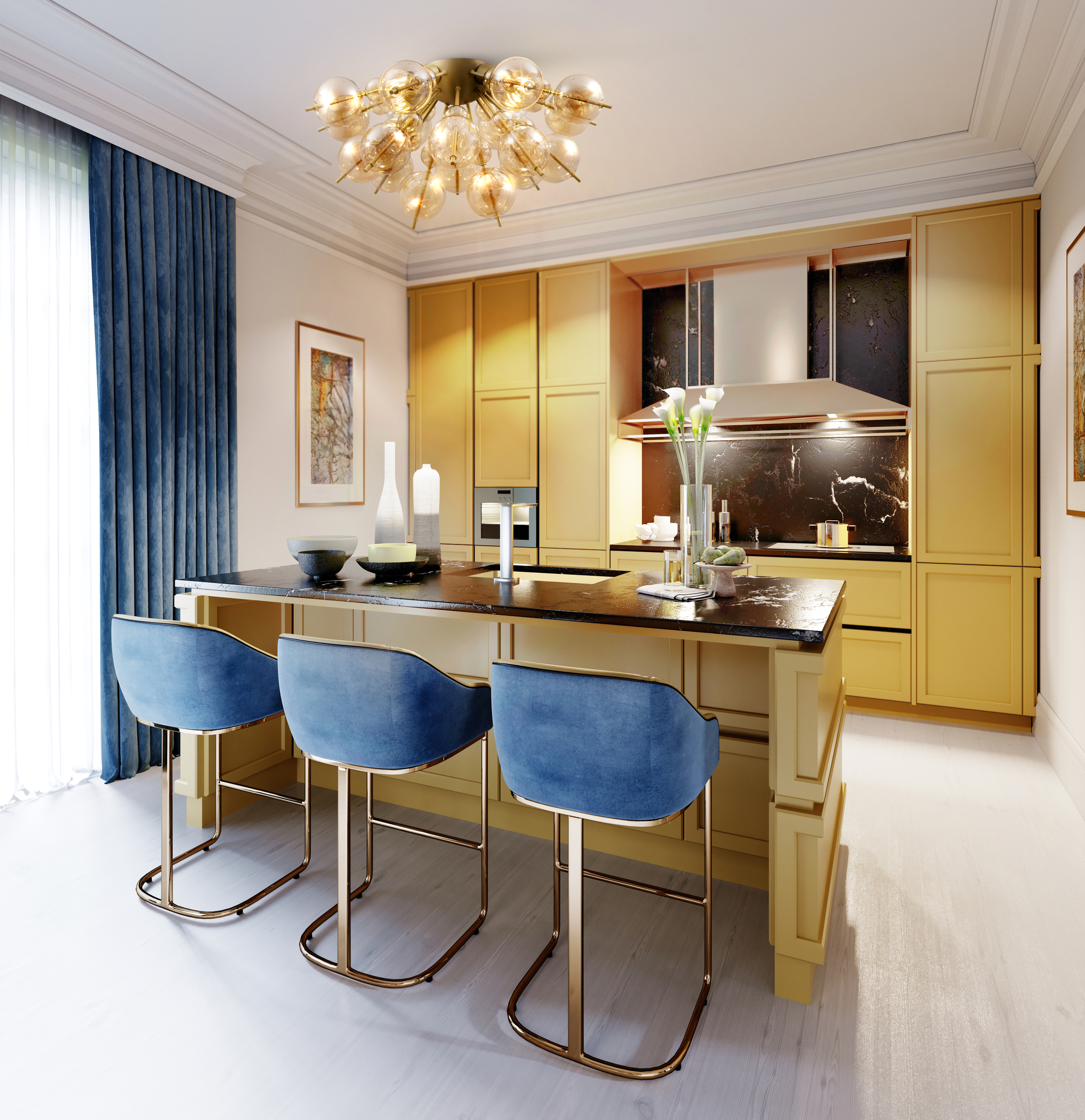 картинка Потолочный светильник Maytoni MOD133CL-04BS от магазина pro-decor.kz