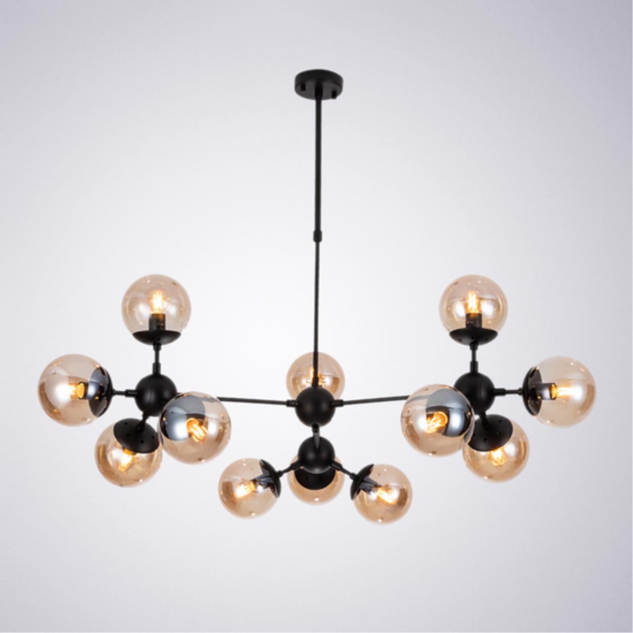 картинка Подвесная люстра Arte Lamp BOLLA A1664SP-12BK от магазина pro-decor.kz