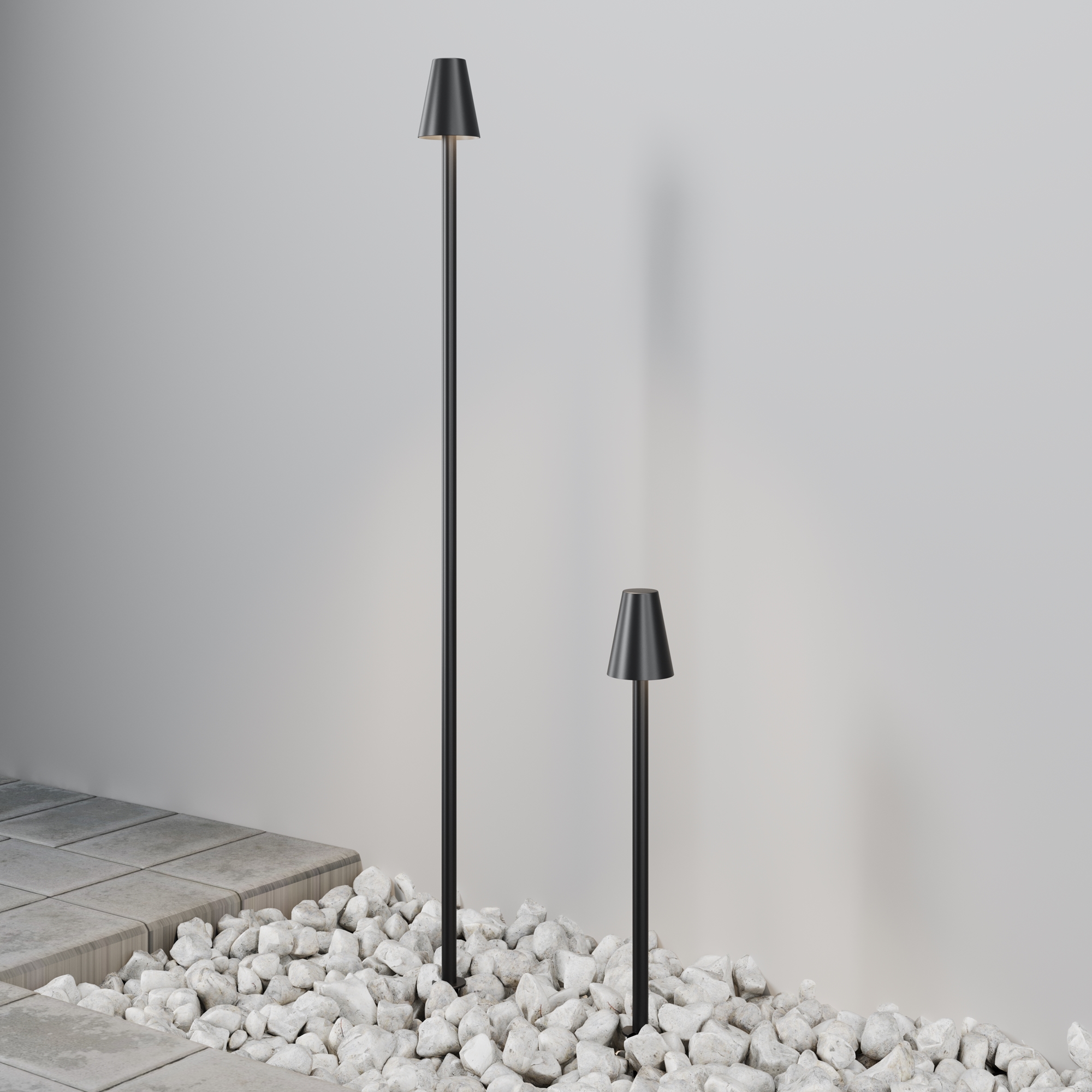 картинка Ландшафтный светильник Outdoor O504FL-L1B3K1 CANE от магазина pro-decor.kz