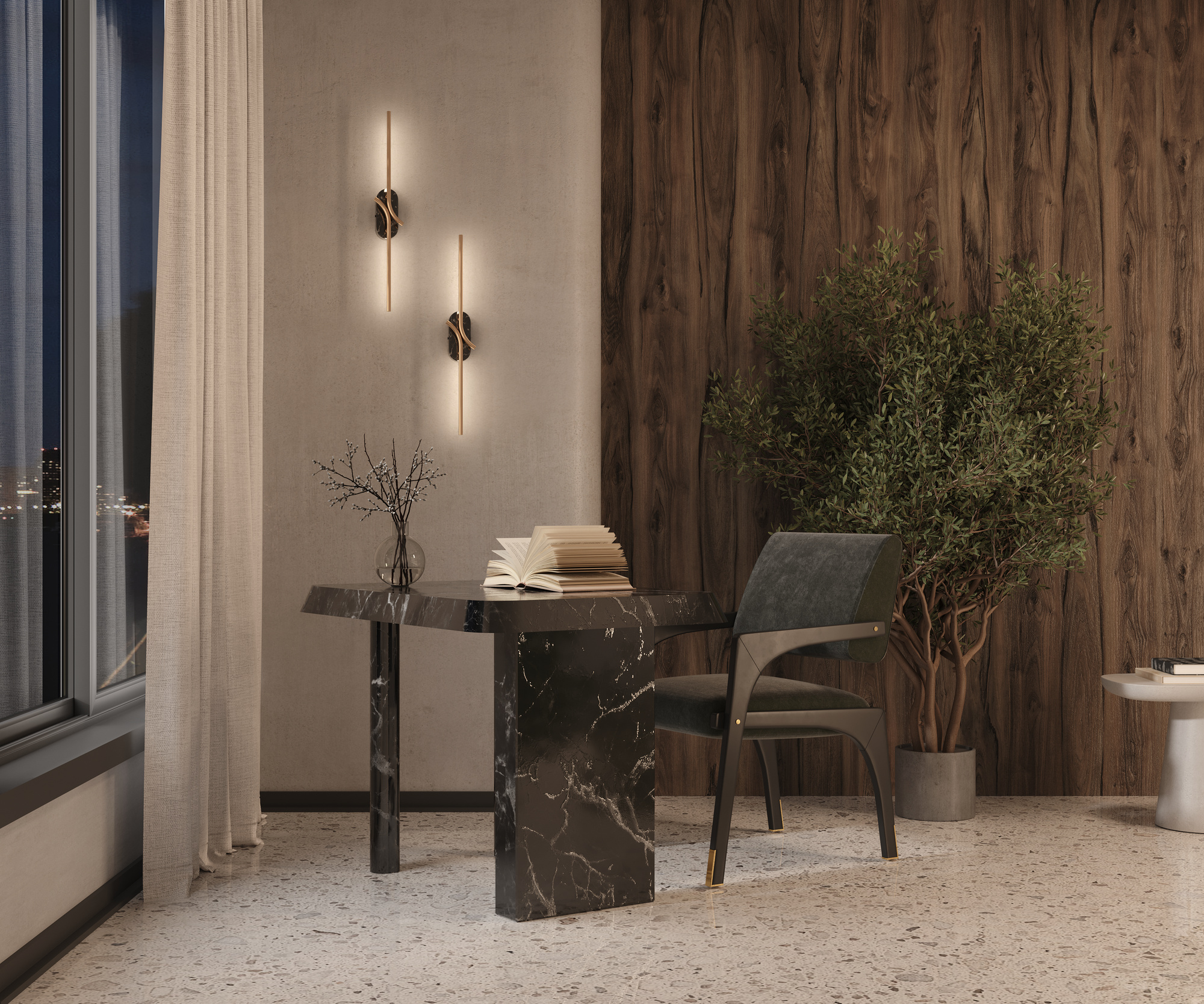 картинка Настенный светильник Maytoni MOD256WL-L5BS3K3 от магазина pro-decor.kz