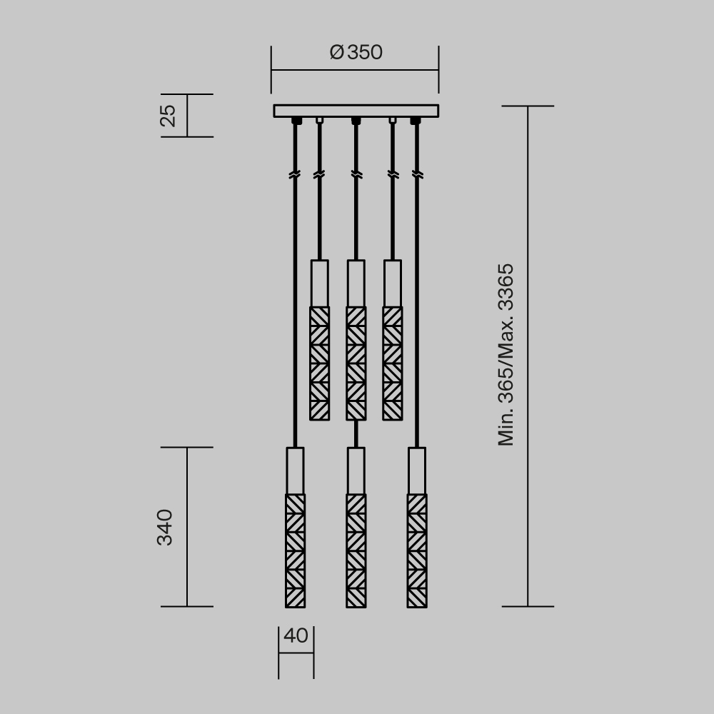 картинка Люстра Maytoni MOD328PL-L18BS3K Selemo от магазина pro-decor.kz