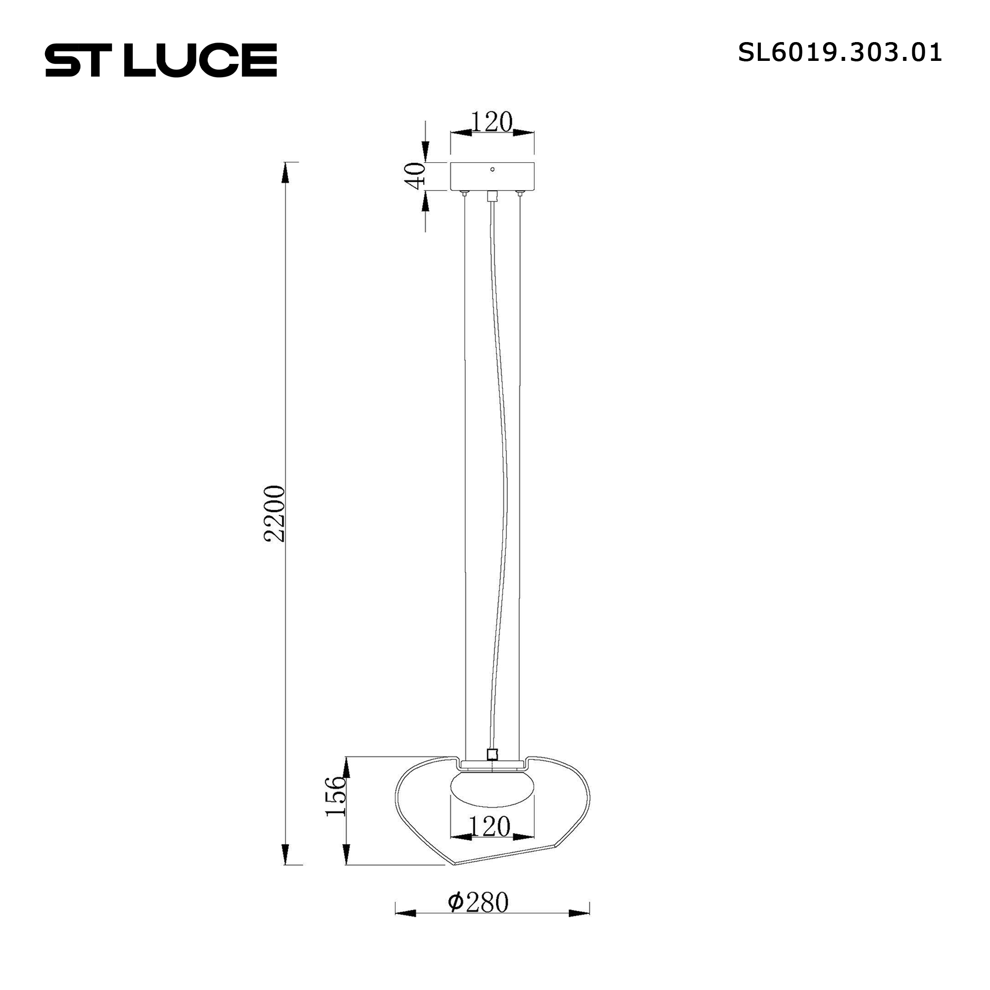 картинка SL6019.303.01 Светильник подвесной ST-Luce FORAY от магазина pro-decor.kz