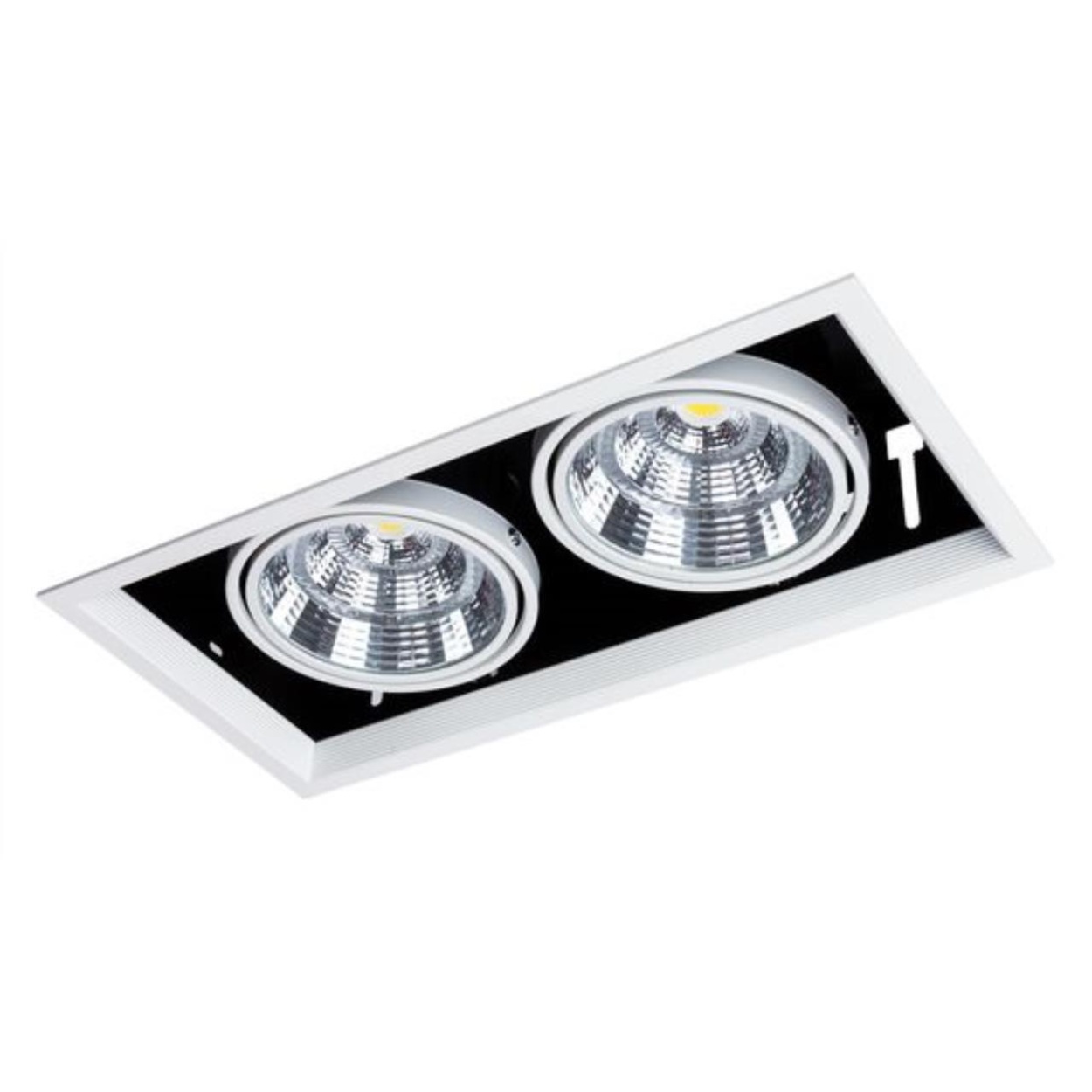 картинка Встраиваемый светодиодный светильник Arte Lamp Merga A8450PL-2WH от магазина pro-decor.kz