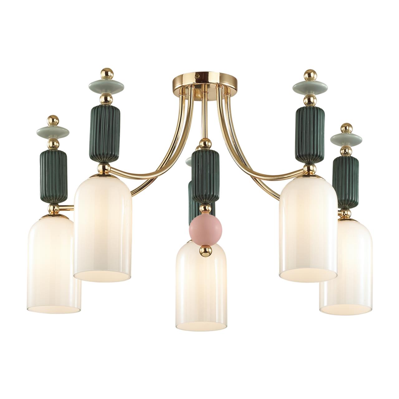 картинка Потолочная люстра Odeon Light Classic Candy 4861/5C магазин pro-decor.kz являющийся официальным дистрибьютором в Казахстане картинка Потолочная люстра Odeon Light Classic Candy 4861/5C от магазина pro-decor.kz