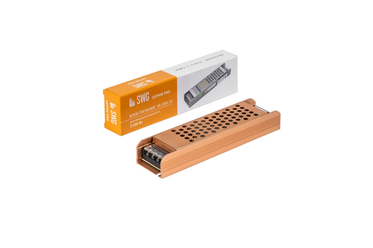картинка Блок питания для светодиодной ленты, 200Вт, 12В от магазина pro-decor.kz