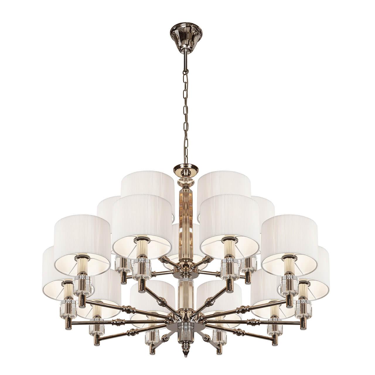 картинка Подвесная люстра iLamp Alexa P2404-10+5 Nickel от магазина pro-decor.kz