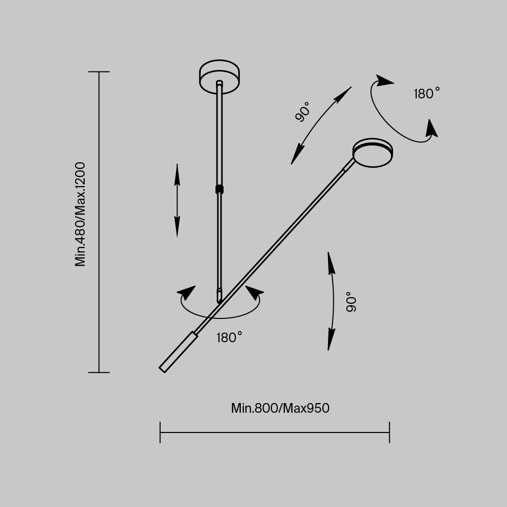 картинка Подвесной светильник Maytoni MOD070CL-L8W3K от магазина pro-decor.kz