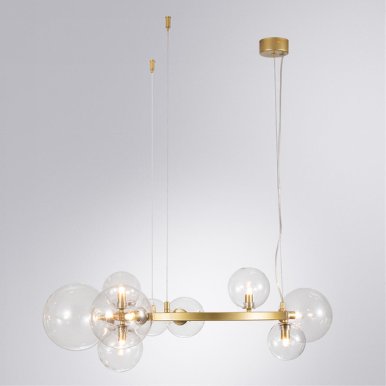 картинка Подвесная люстра Arte Lamp VINCENT A7790SP-10GO магазин pro-decor.kz являющийся официальным дистрибьютором в Казахстане картинка Подвесная люстра Arte Lamp VINCENT A7790SP-10GO от магазина pro-decor.kz