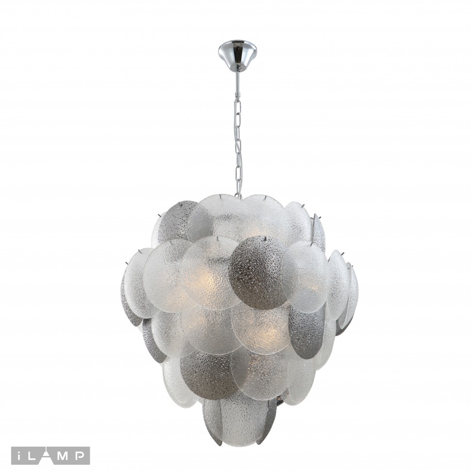 картинка Светильник подвесной iLamp Rivoli 15617-14 CR+MULT магазин pro-decor.kz являющийся официальным дистрибьютором в Казахстане картинка Светильник подвесной iLamp Rivoli 15617-14 CR+MULT от магазина pro-decor.kz