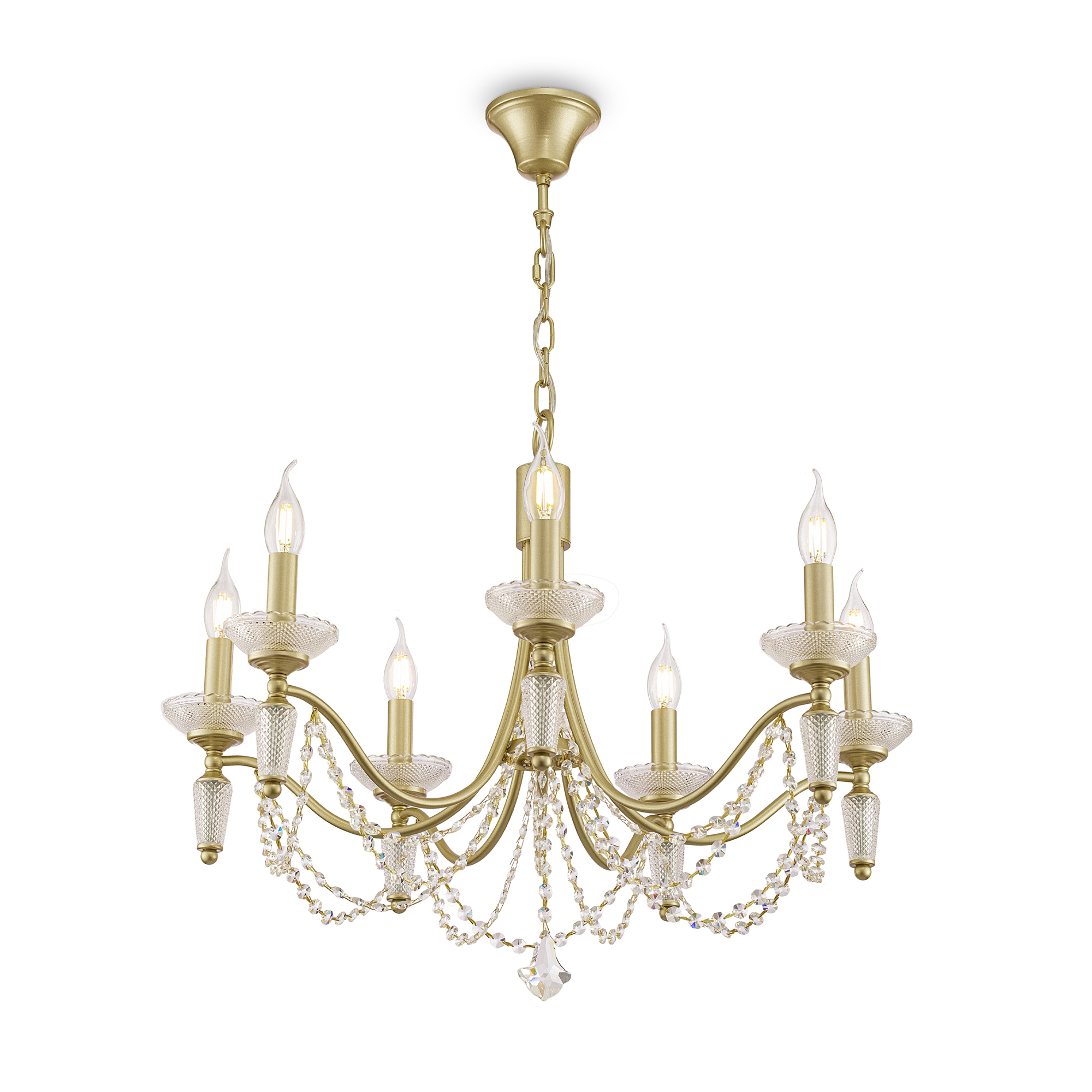 картинка Подвесная люстра Freya Zoe FR2009PL-07G от магазина pro-decor.kz