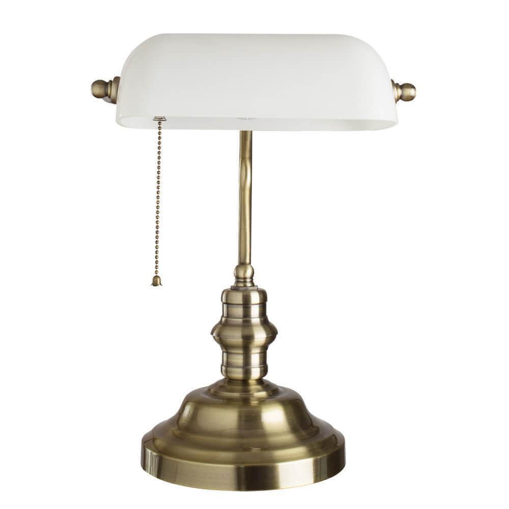 картинка Настольная лампа Arte Lamp Banker A2493LT-1AB от магазина pro-decor.kz