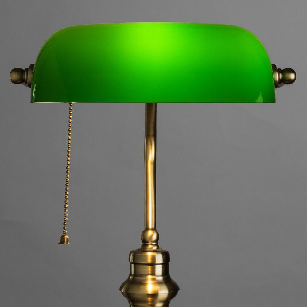 картинка Настольная лампа Arte Lamp Banker A2492LT-1AB от магазина pro-decor.kz