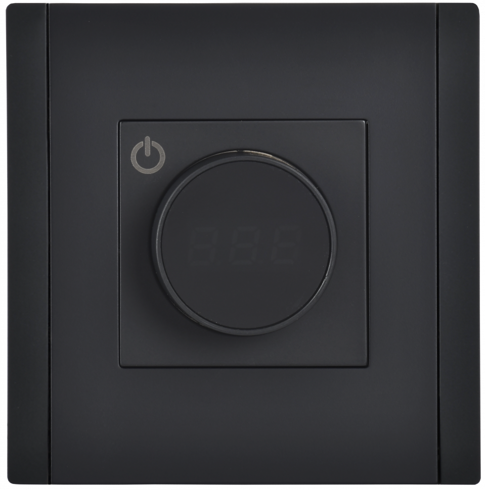 картинка FORTE&PIANO Термостат элект. с инд. FP152 чер. IEK от магазина pro-decor.kz