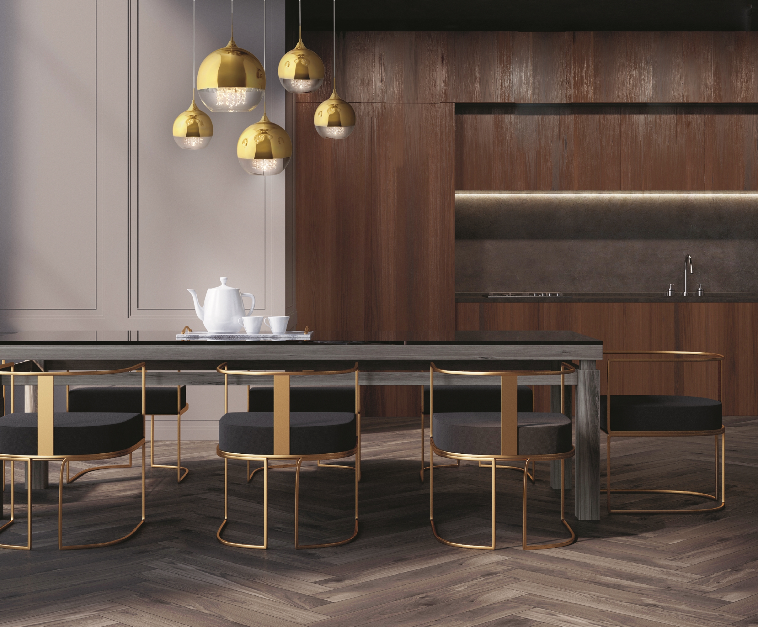 картинка Подвесная люстра Maytoni Fermi P140-PL-170-5-G магазин pro-decor.kz являющийся официальным дистрибьютором в Казахстане картинка Подвесная люстра Maytoni Fermi P140-PL-170-5-G от магазина pro-decor.kz