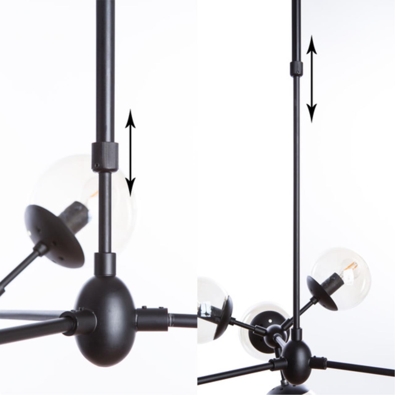 картинка Подвесная люстра Arte Lamp BOLLA A1664SP-12BK от магазина pro-decor.kz