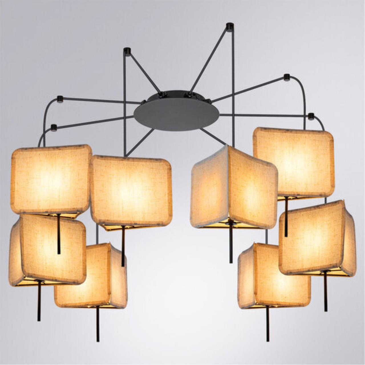 картинка Подвесная люстра Arte Lamp TRIXIE A7084SP-8BK магазин pro-decor.kz являющийся официальным дистрибьютором в Казахстане картинка Подвесная люстра Arte Lamp TRIXIE A7084SP-8BK от магазина pro-decor.kz