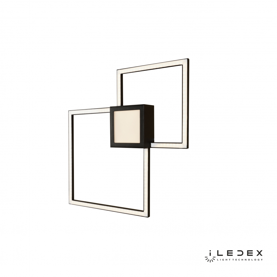 картинка Настенно-потолочный светодиодный светильник iLedex Galaxy X046424 24W 3000K BK от магазина pro-decor.kz