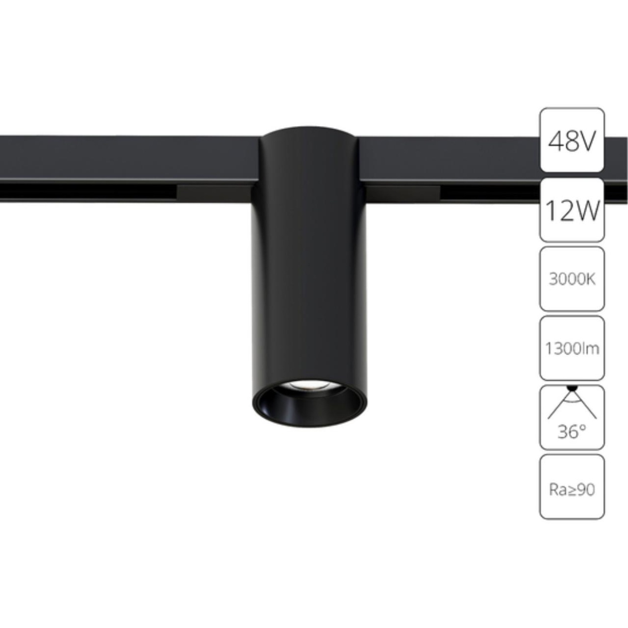 картинка Магнитный трековый светильник Arte Lamp OPTIMA A7290PL-1BK от магазина pro-decor.kz