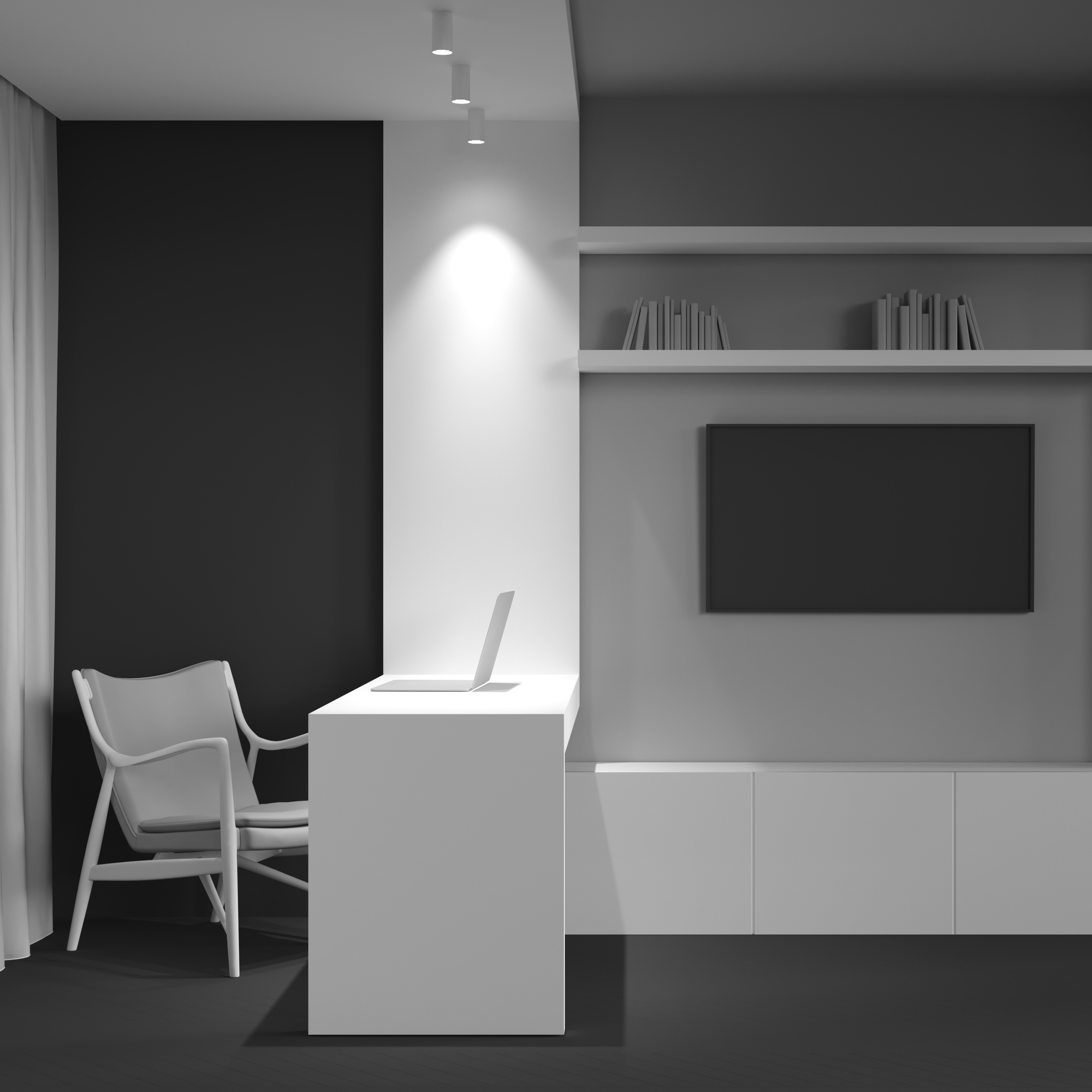 картинка Потолочный светильник Maytoni Focus S C052CL-01W от магазина pro-decor.kz