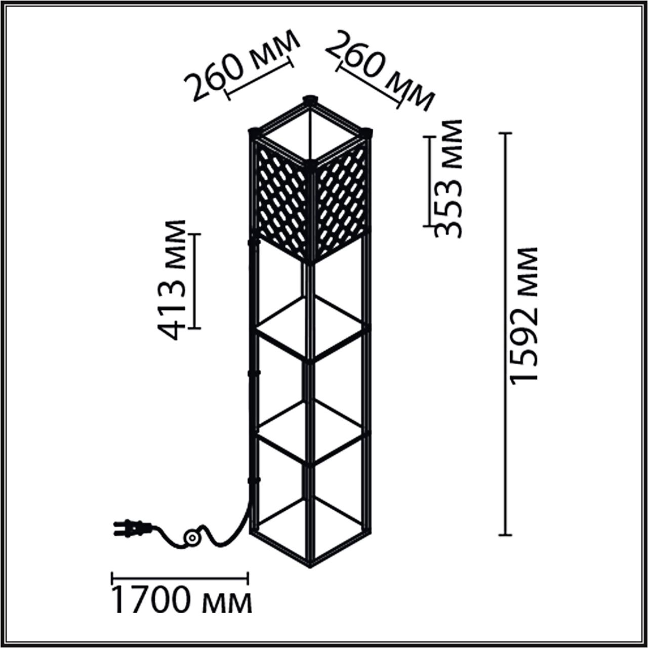 картинка 8091/1F Lumion Торшер PRACTIC от магазина pro-decor.kz