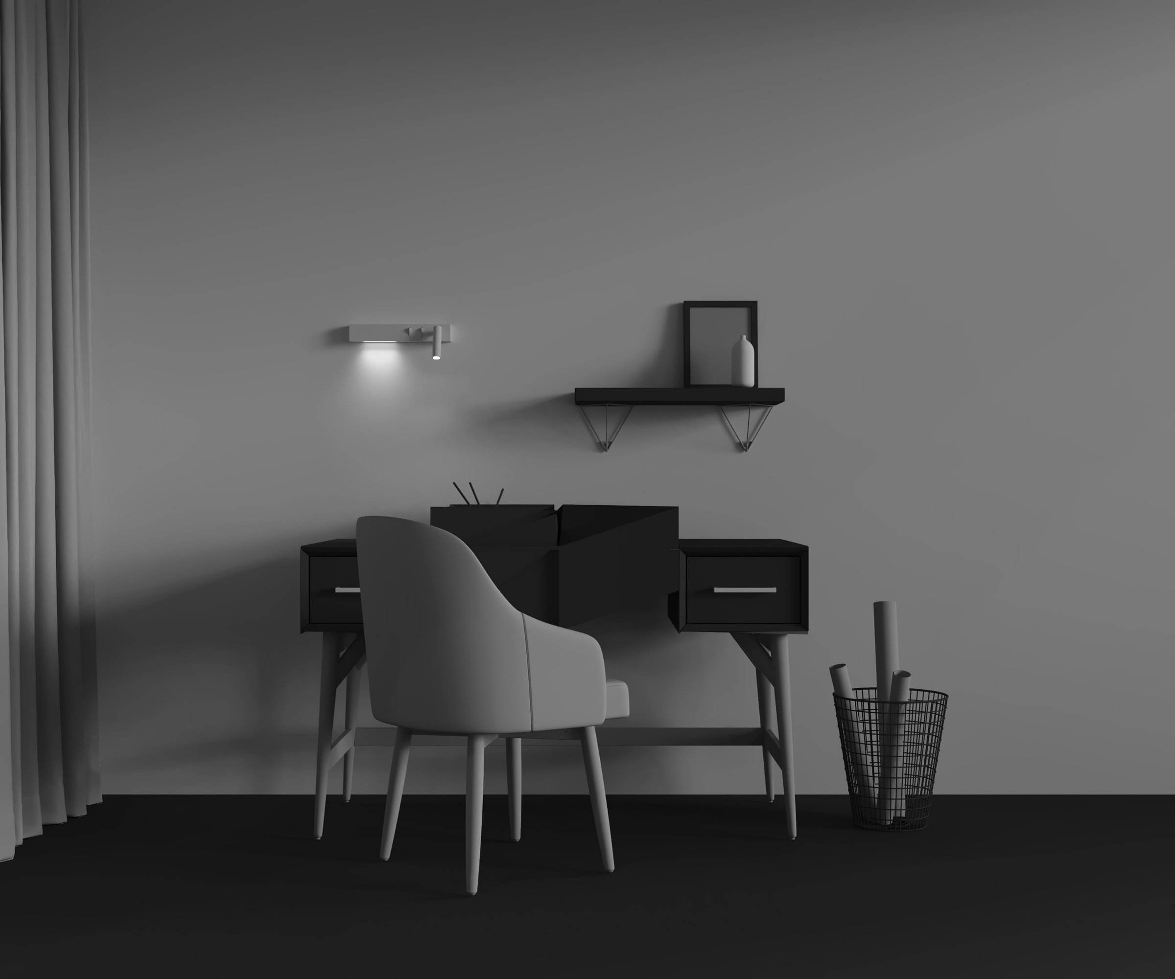 картинка Настенный светильник (бра) Technical C031WL-L8W3K1 от магазина pro-decor.kz