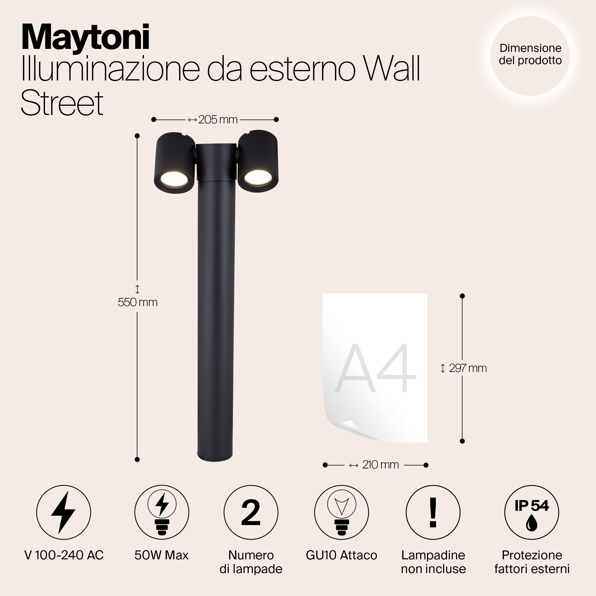 картинка Уличный светильник Maytoni Wall Street O010FL-02B магазин pro-decor.kz являющийся официальным дистрибьютором в Казахстане картинка Уличный светильник Maytoni Wall Street O010FL-02B от магазина pro-decor.kz