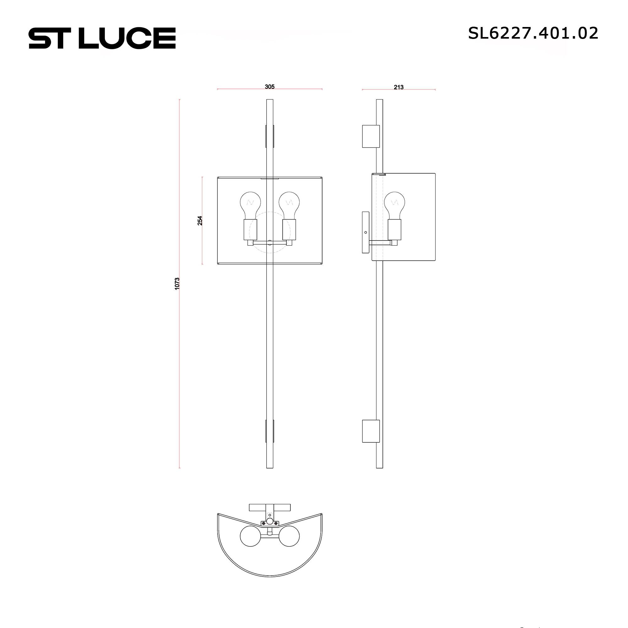 картинка SL6227.401.02 Светильник настенный ST-Luce  от магазина pro-decor.kz