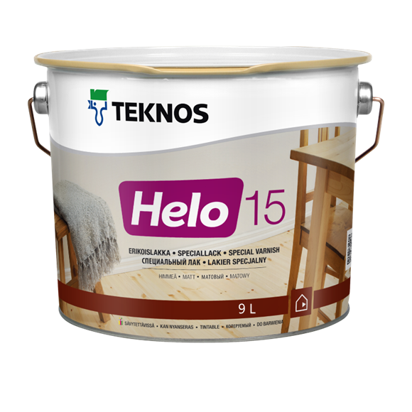 HELO 15  уретано-алкидный ,специальный лак 9
