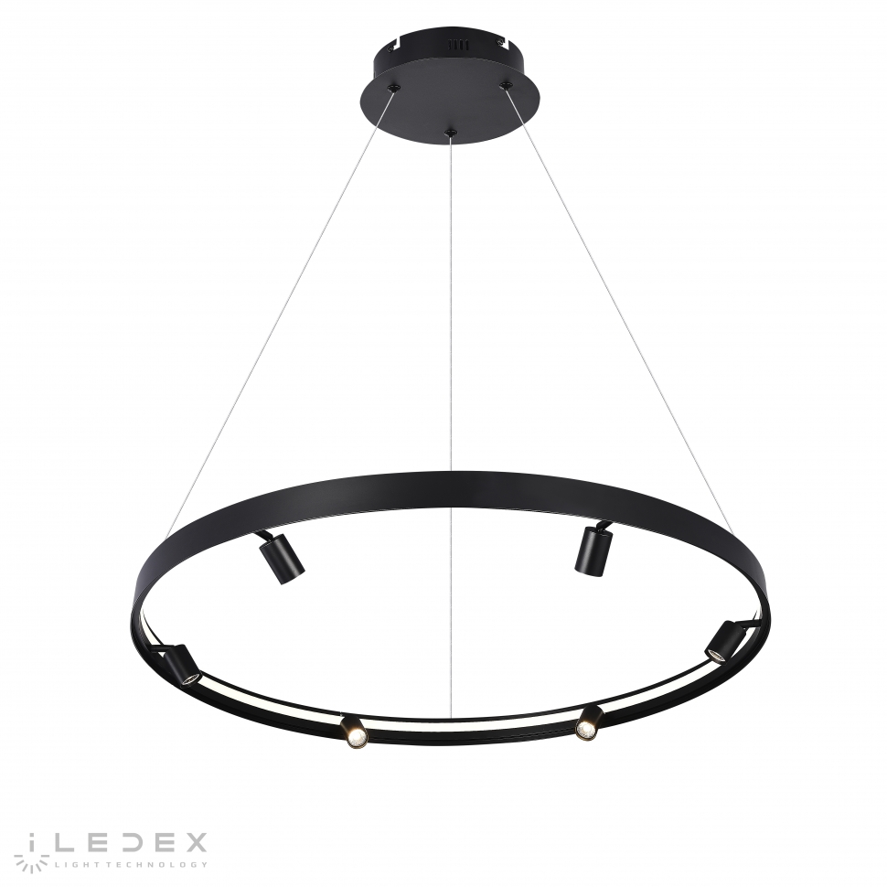 картинка Светильник подвесной iLedex Vision iLedex 2060-D1000 BK от магазина pro-decor.kz