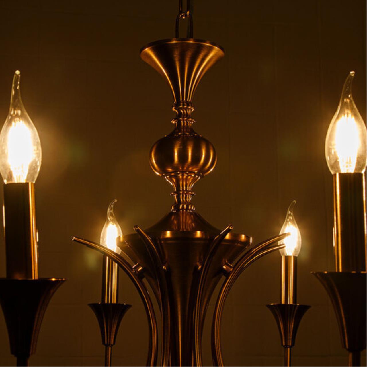 картинка Подвесная люстра Arte Lamp COLLINETTA A4094LM-8PB от магазина pro-decor.kz