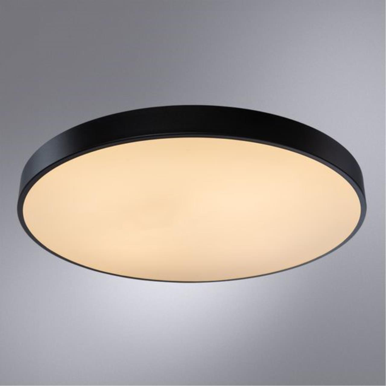 картинка Потолочный светодиодный светильник Arte Lamp Arena A2673PL-1BK от магазина pro-decor.kz