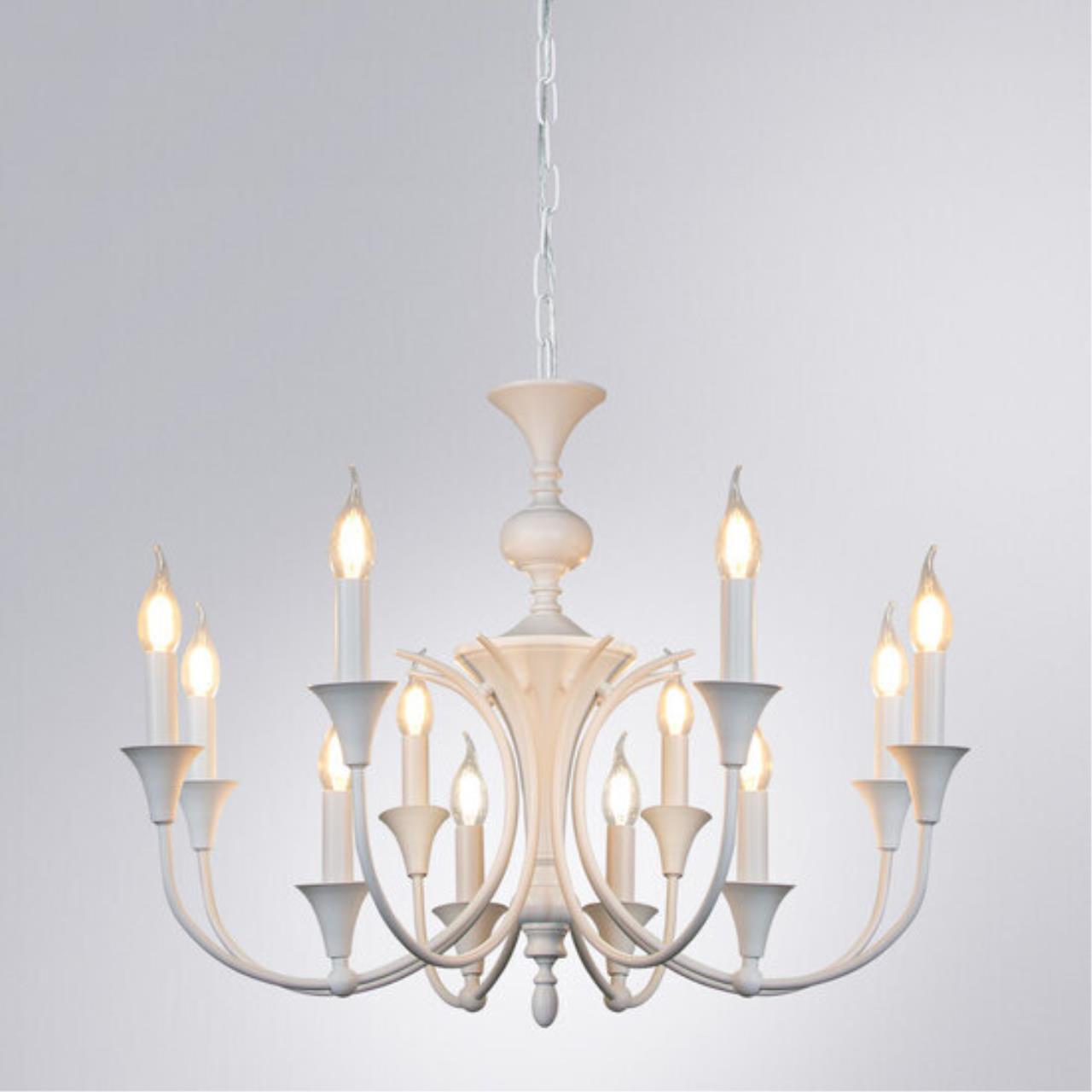 картинка Подвесная люстра Arte Lamp COLLINETTA A4094LM-12WH от магазина pro-decor.kz