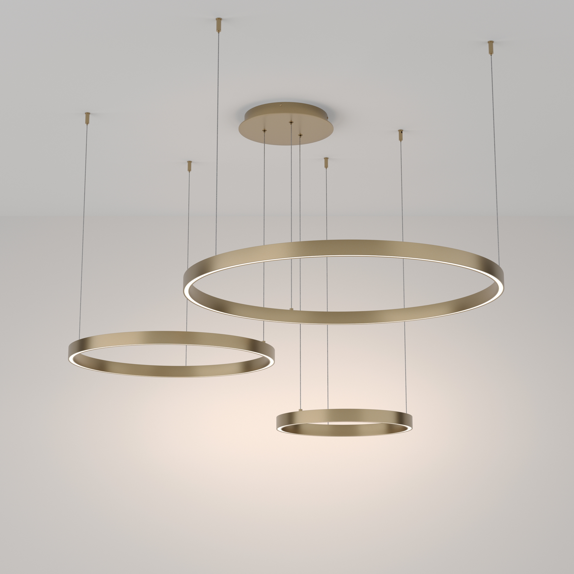 картинка Подвесной светодиодный светильник Maytoni Rim MOD058PL-L100BS4K от магазина pro-decor.kz