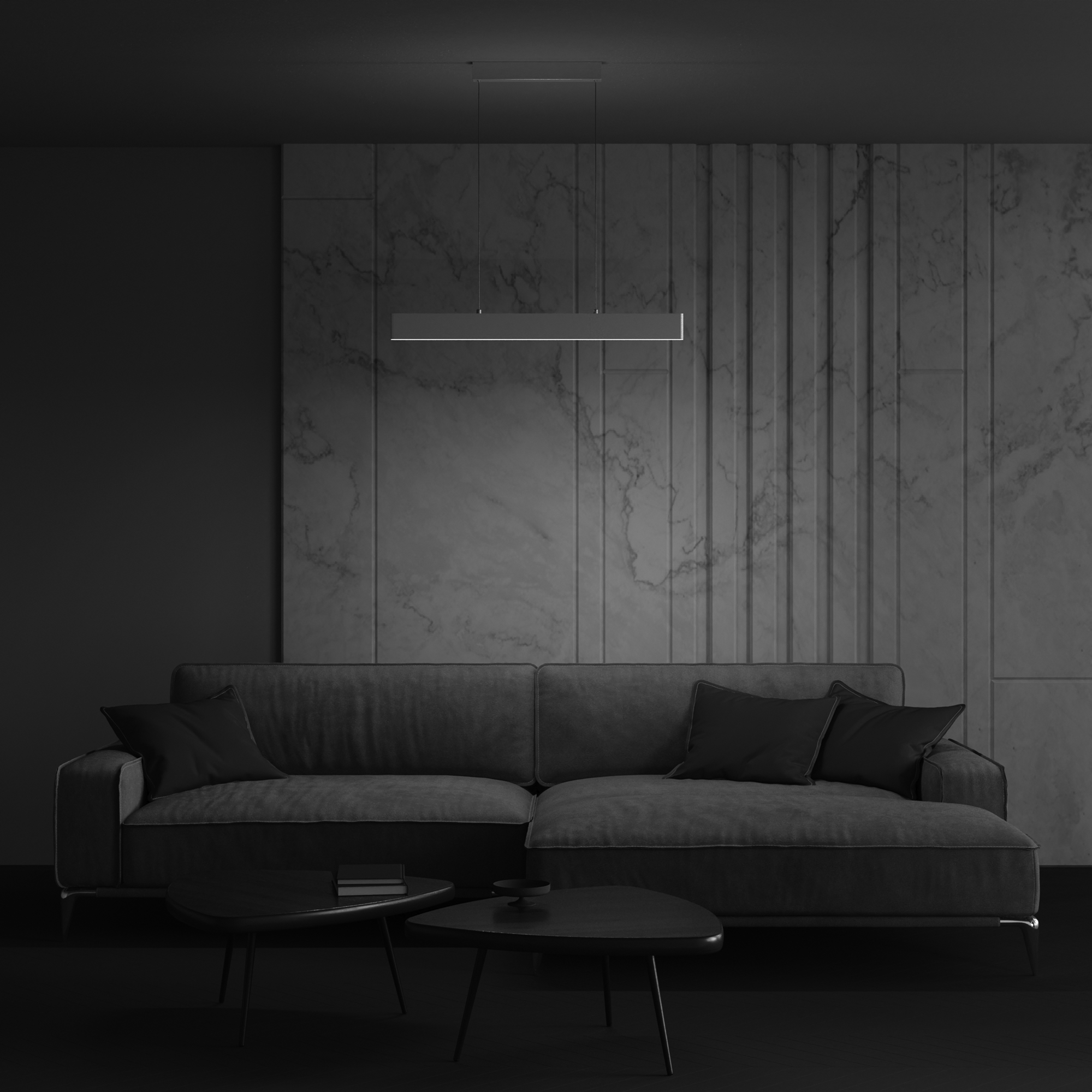 картинка Подвесной светодиодный светильник Maytoni Step P010PL-L23W от магазина pro-decor.kz