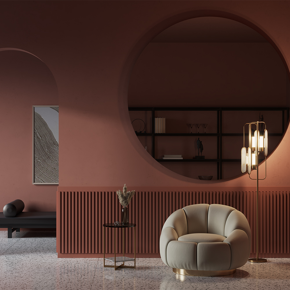 картинка Напольный светильник (торшер) Maytoni MOD099FL-02G от магазина pro-decor.kz