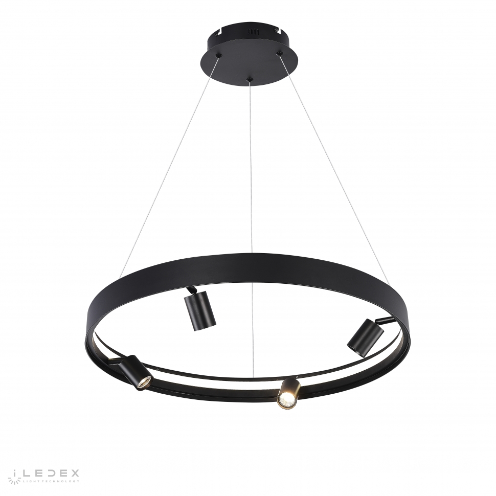 картинка Светильник подвесной iLedex Vision iLedex 2060-D600 BK от магазина pro-decor.kz