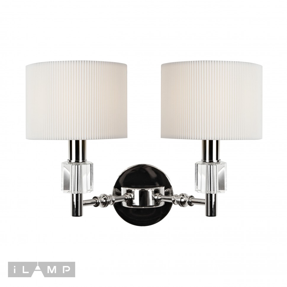 картинка Бра iLamp Alexa W2404-2 Nickel от магазина pro-decor.kz