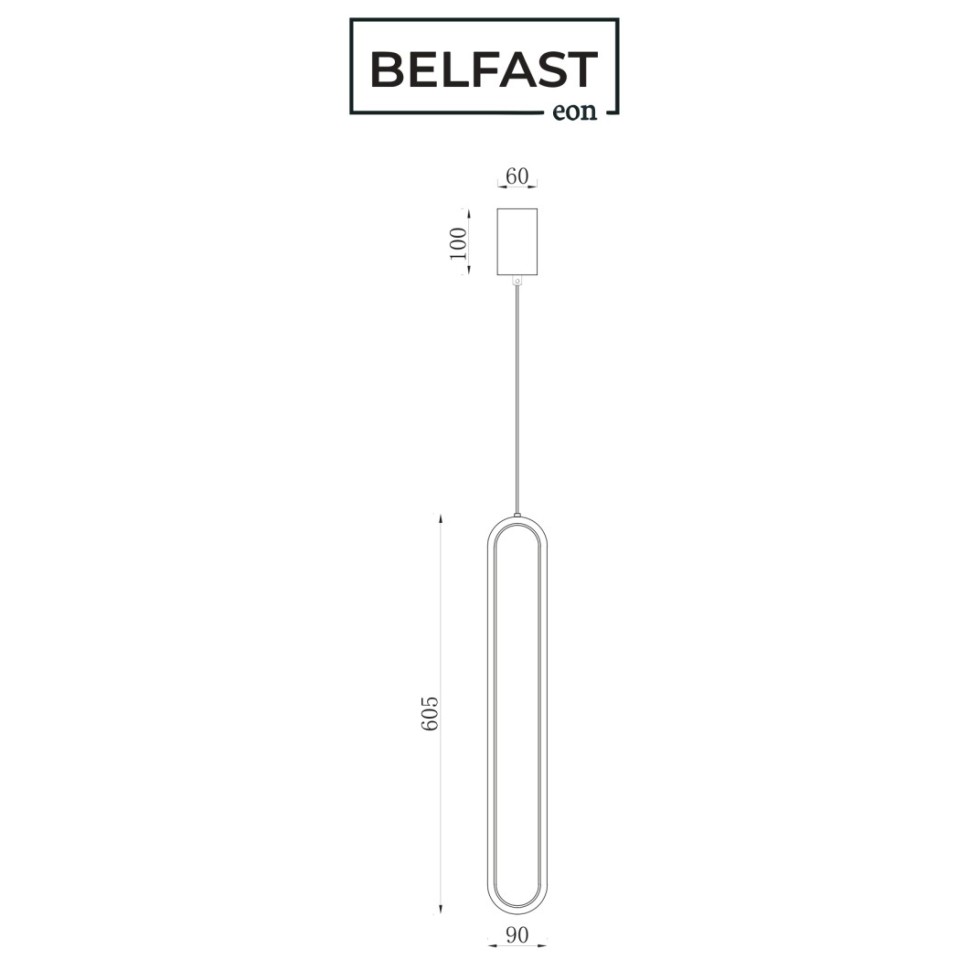 картинка Светильник подвесной Belfast Nevis86227-1W-60 BL магазин pro-decor.kz являющийся официальным дистрибьютором в Казахстане картинка Светильник подвесной Belfast Nevis86227-1W-60 BL от магазина pro-decor.kz