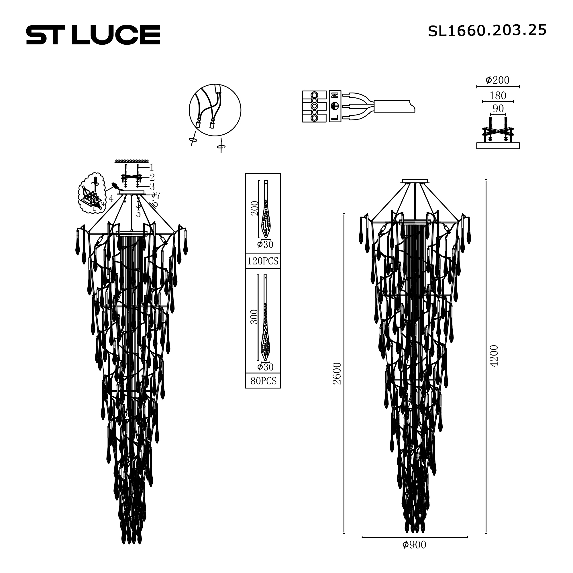 картинка SL1660.203.25 Светильник подвесной ST-Luce магазин pro-decor.kz являющийся официальным дистрибьютором в Казахстане картинка SL1660.203.25 Светильник подвесной ST-Luce от магазина pro-decor.kz