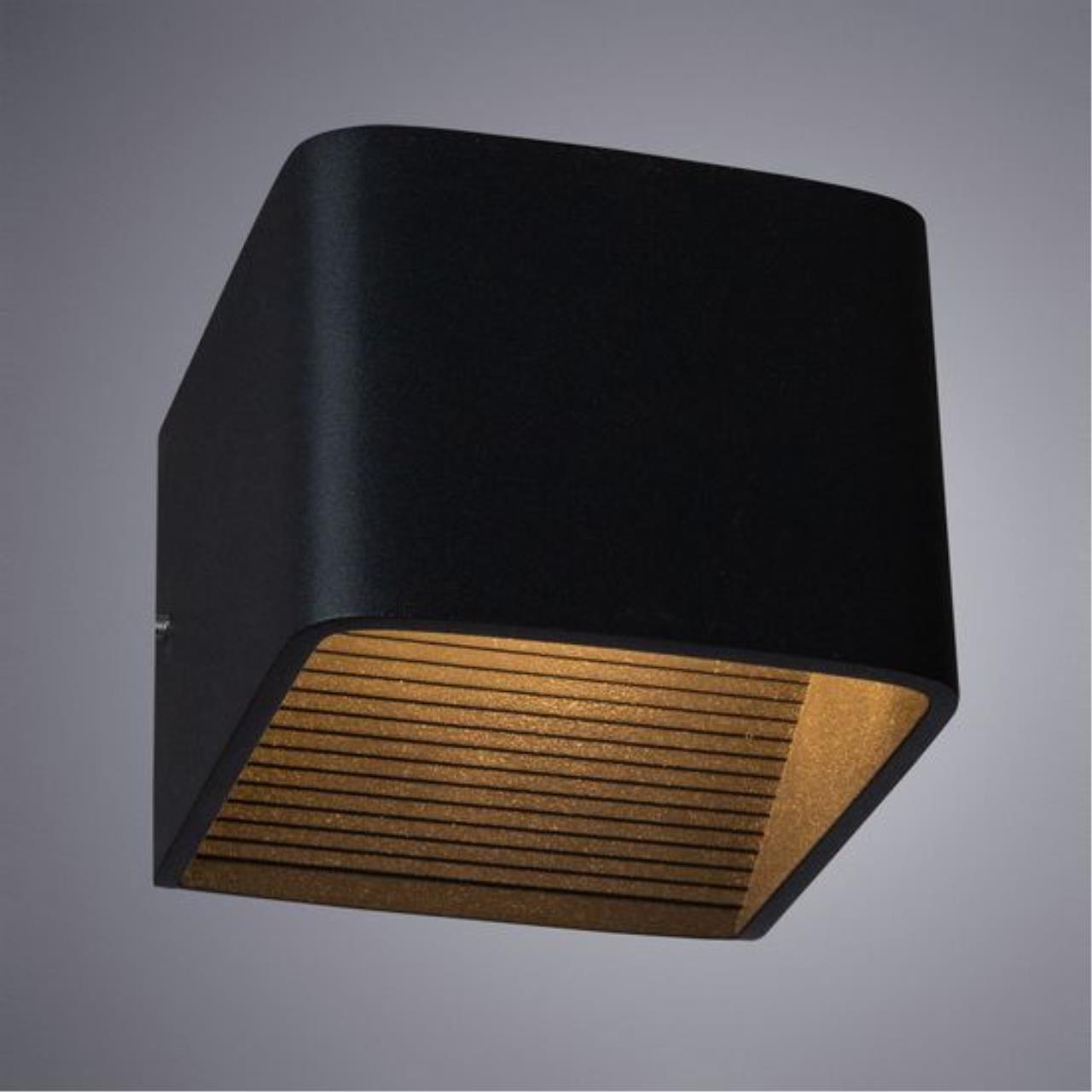 картинка Настенный светодиодный светильник Arte Lamp Scatola A1423AP-1BK от магазина pro-decor.kz