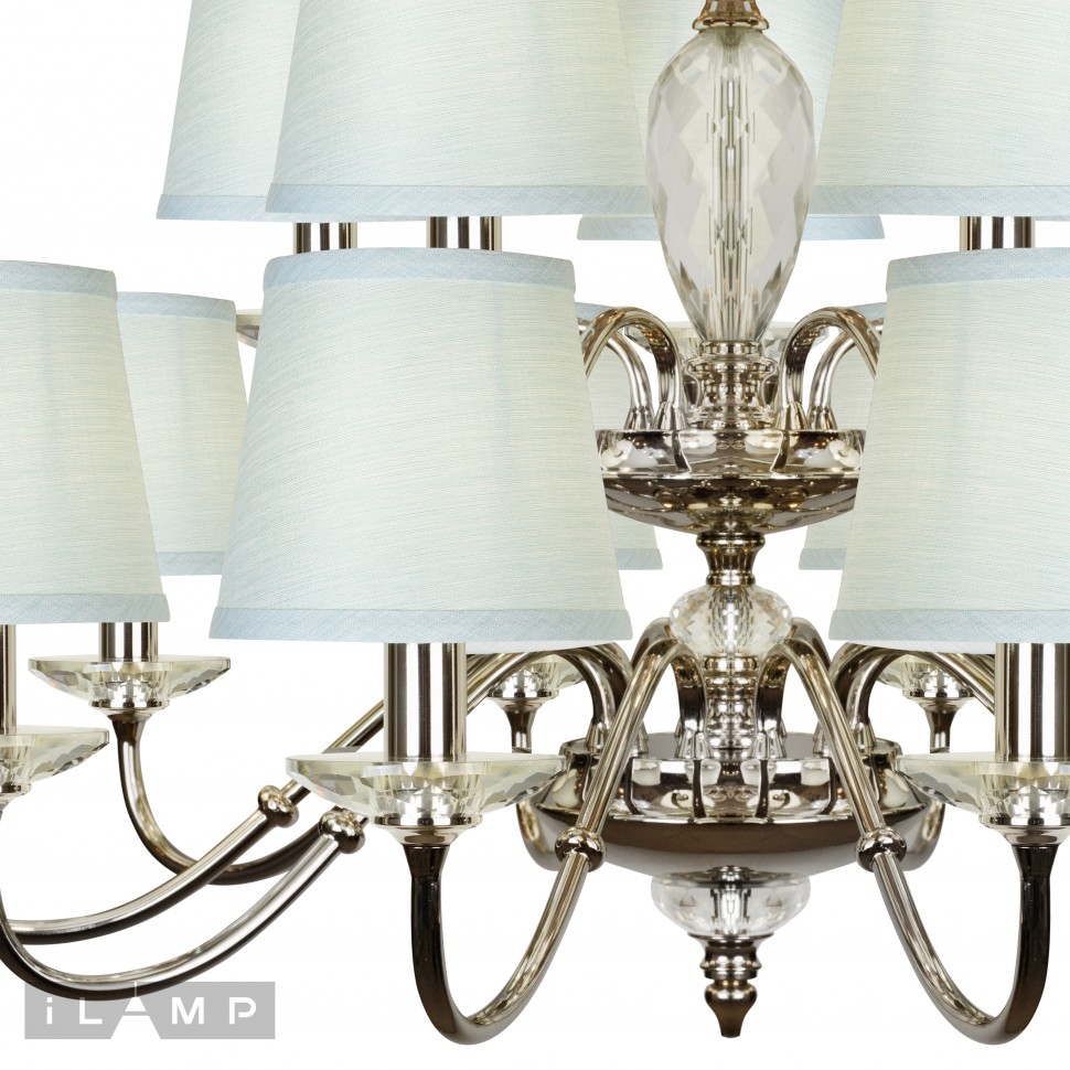 картинка Подвесная люстра iLamp Dolce Vita P2345-10+5 Nic от магазина pro-decor.kz