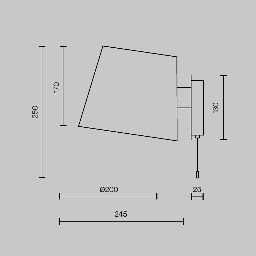 картинка Бра Maytoni Bergamo MOD613WL-01W от магазина pro-decor.kz
