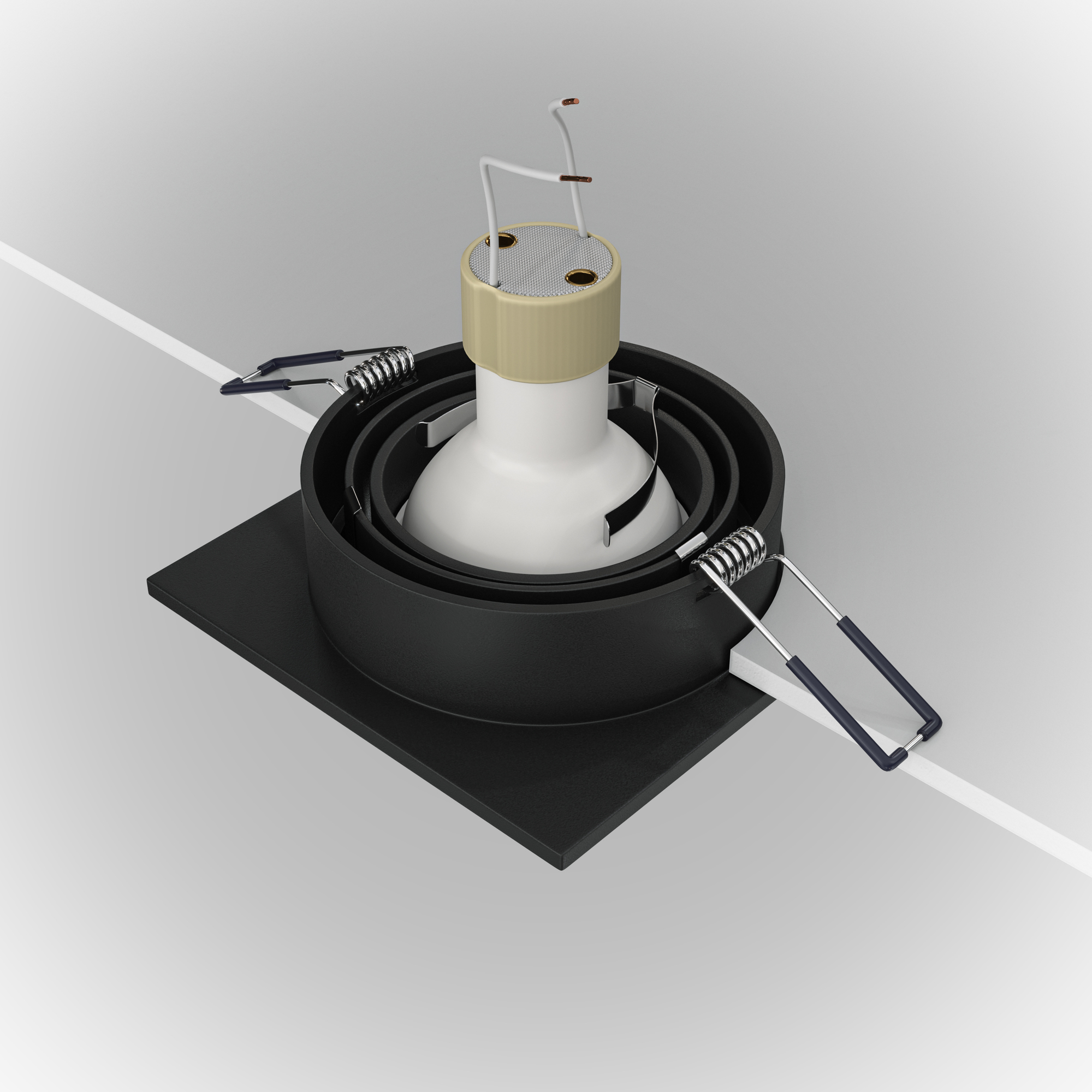 картинка Встраиваемый светильник Maytoni Atom DL024-2-01B от магазина pro-decor.kz