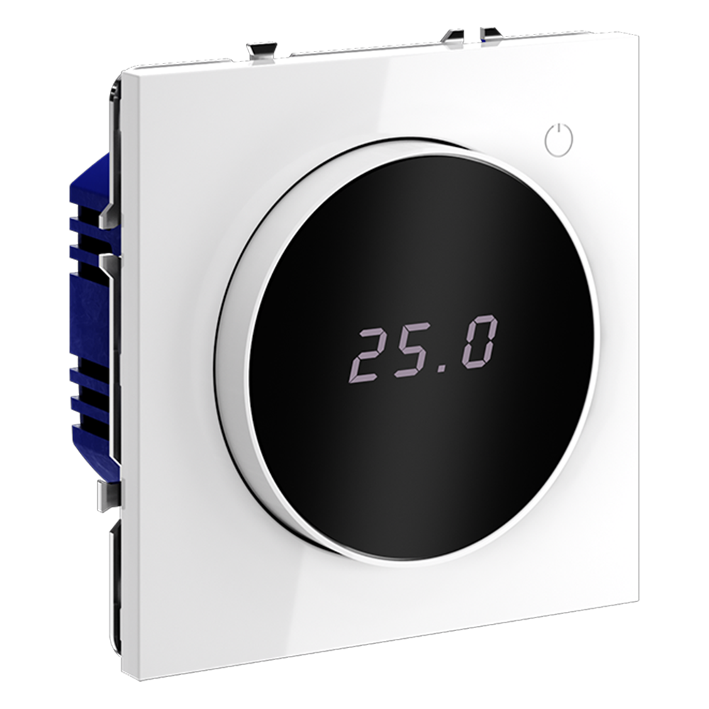 картинка Терморегулятор электронный VOLTUM S70 с индикацией и датчиком, для теплого пола, (белый глянцевый) VLS070101 магазин pro-decor.kz являющийся официальным дистрибьютором в Казахстане картинка Терморегулятор электронный VOLTUM S70 с индикацией и датчиком, для теплого пола, (белый глянцевый) VLS070101 от магазина pro-decor.kz