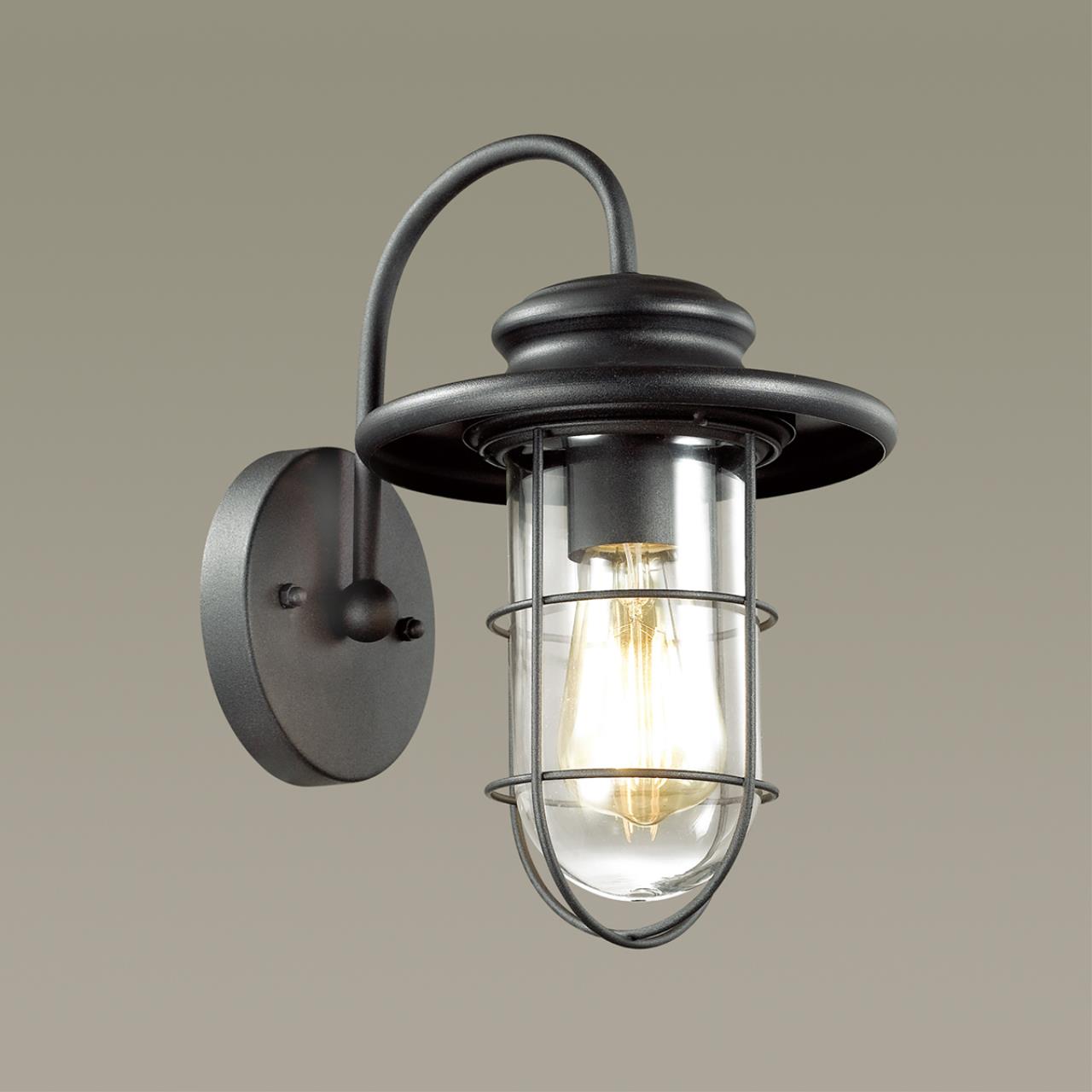 картинка Уличный настенный светильник Odeon Light Nature Helm 4171/1W от магазина pro-decor.kz
