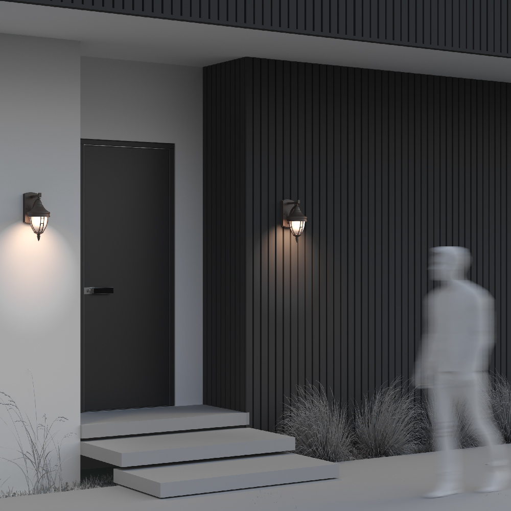 картинка Уличный настенный светильник Maytoni Novara O027WL-01B от магазина pro-decor.kz