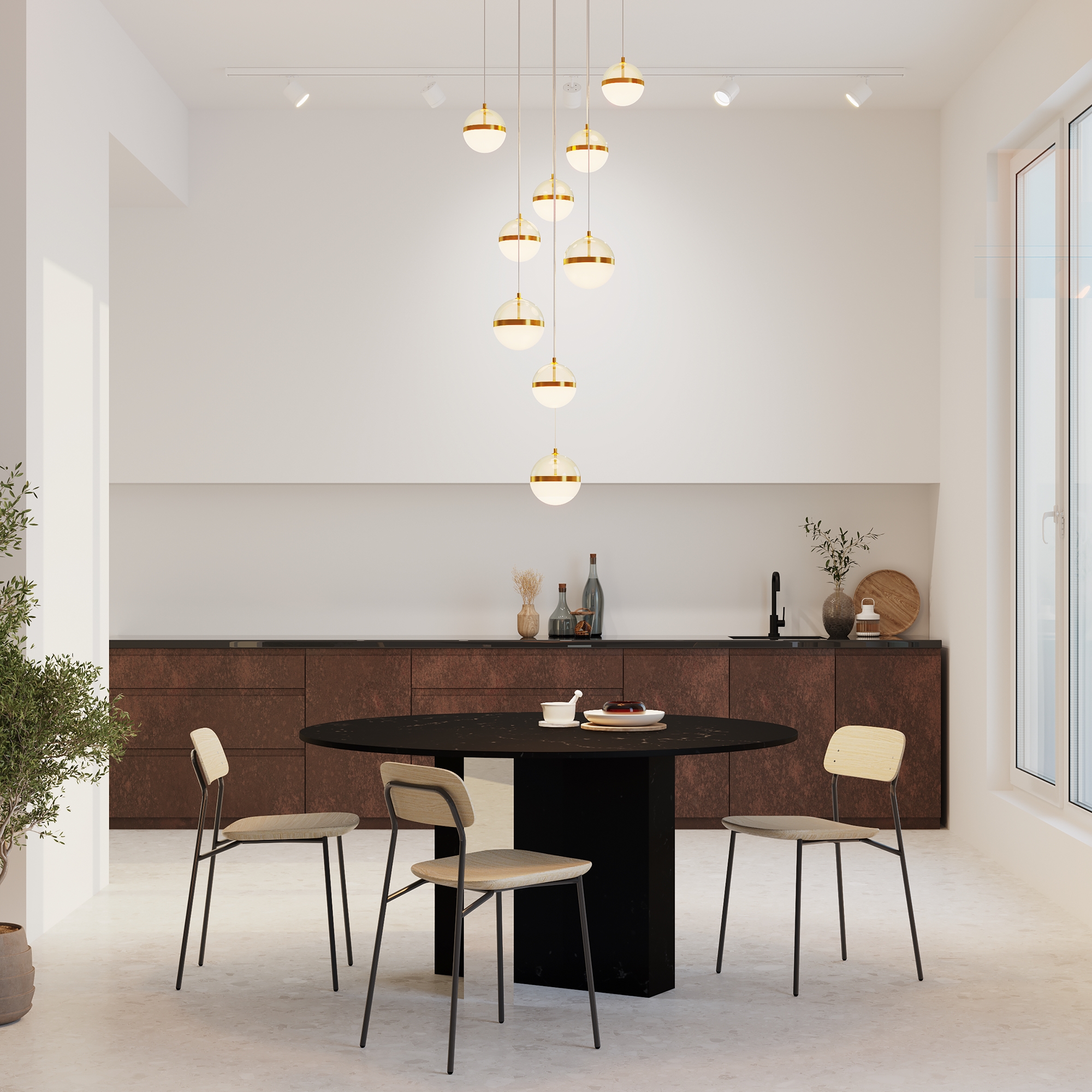 картинка Подвесной светильник Maytoni MOD295PL-L120BBS3K от магазина pro-decor.kz