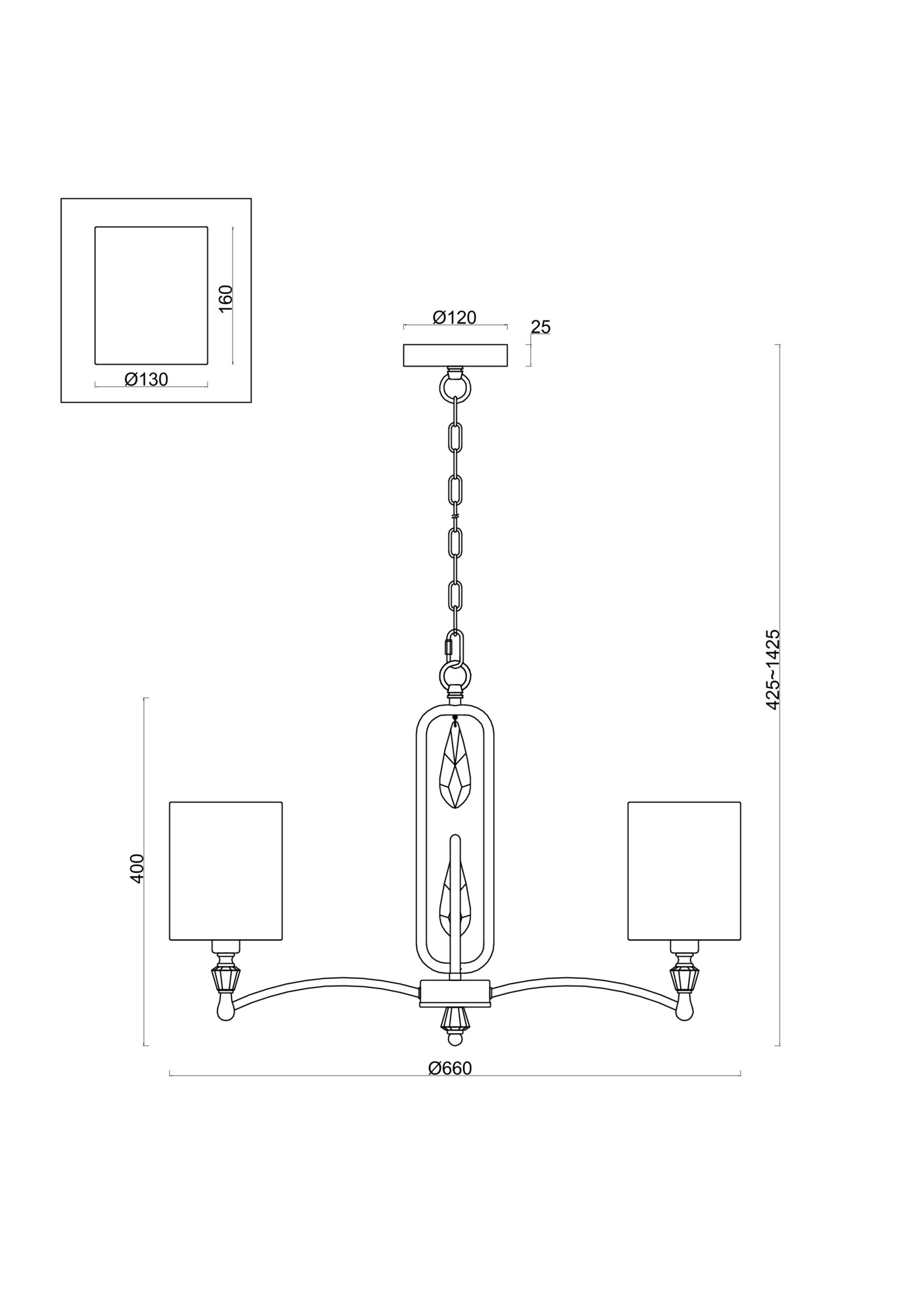 картинка Подвесной светильник Freya FR1007PL-05N от магазина pro-decor.kz