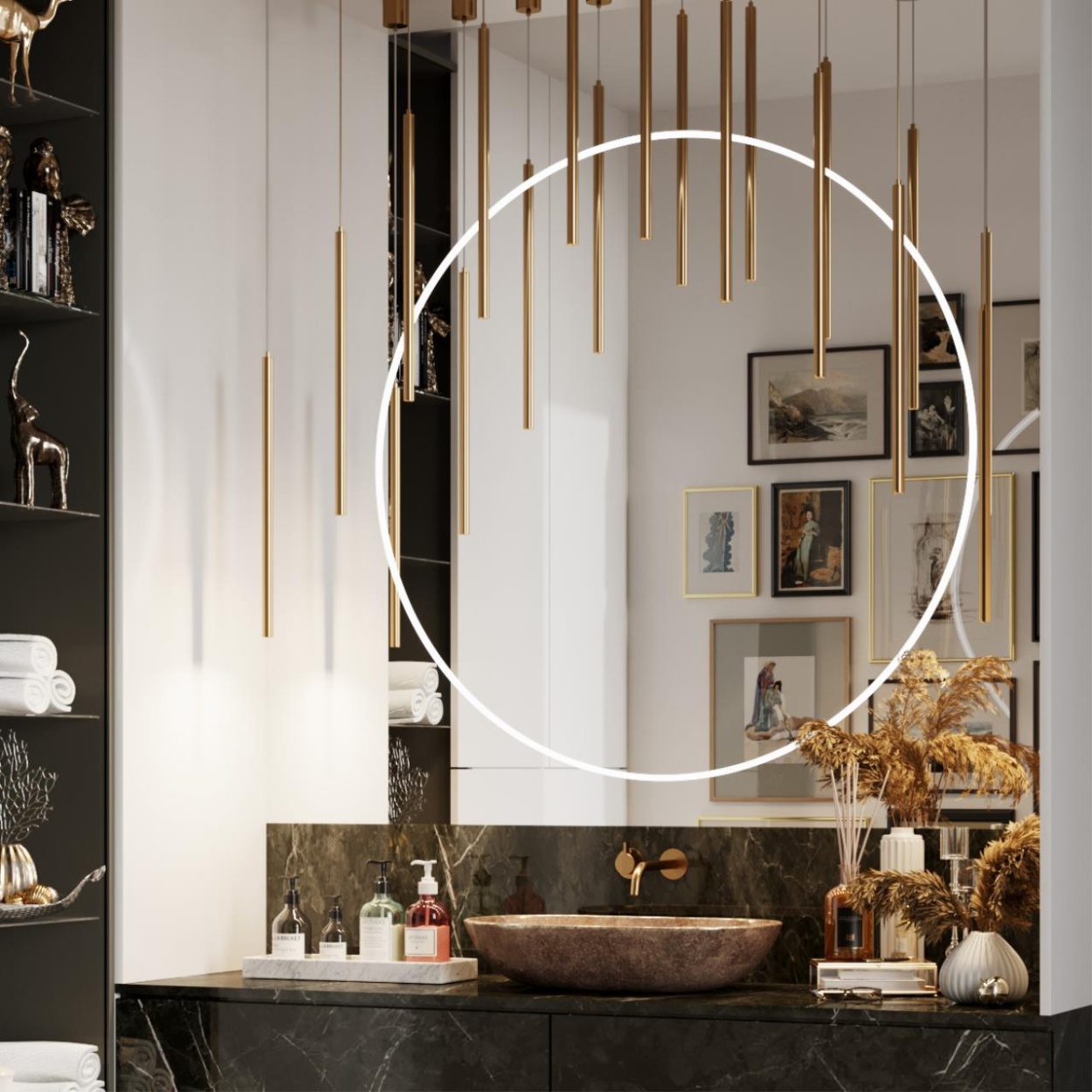 картинка 4374/3L HIGHTECH ODL23 123 золото/металл Подвесной светильник (база для встройки в комплекте) IP20 LED 3W 237Лм 3000K FIANO от магазина pro-decor.kz